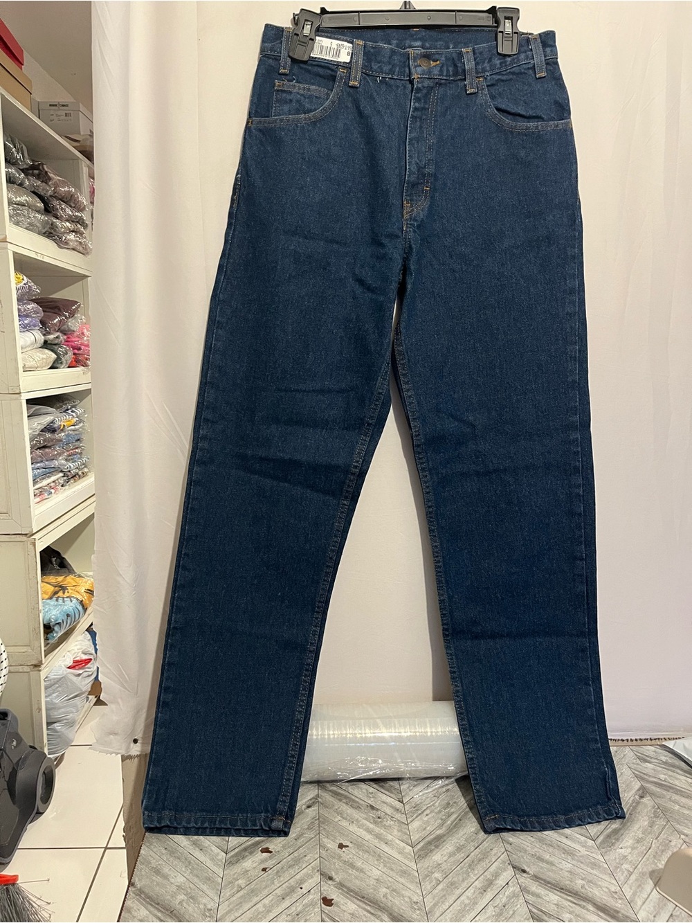Slim Fit Men's Jeans in Dark Indigo